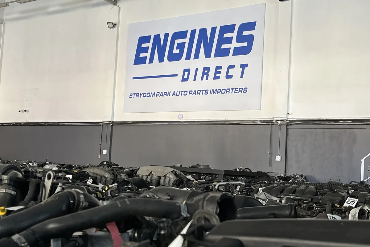 Engines Direct warehouse with imported used engines in Randburg