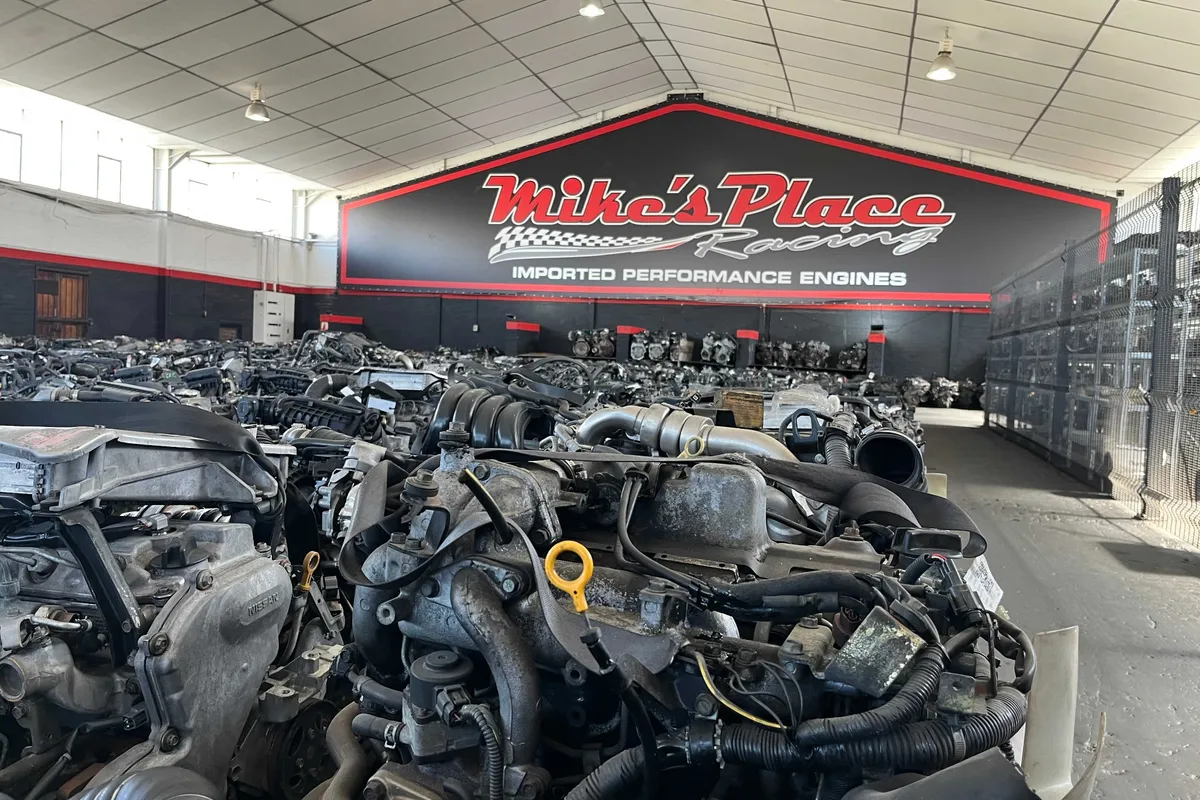 Imported performance engines in stock at Mike's Place, Cape Town