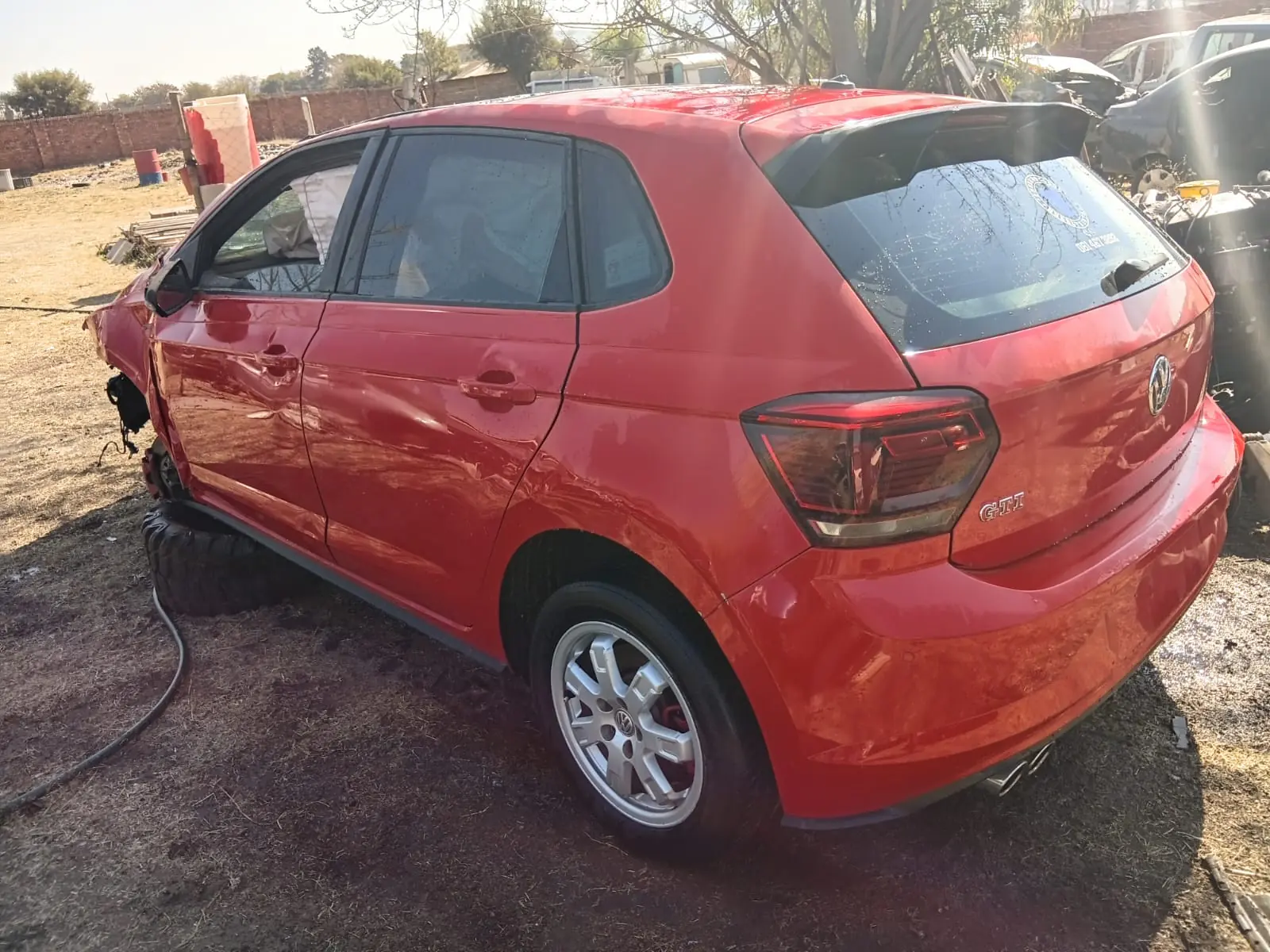 VW Polo GTI stripping for spares at VV&B Spares, Pretoria
