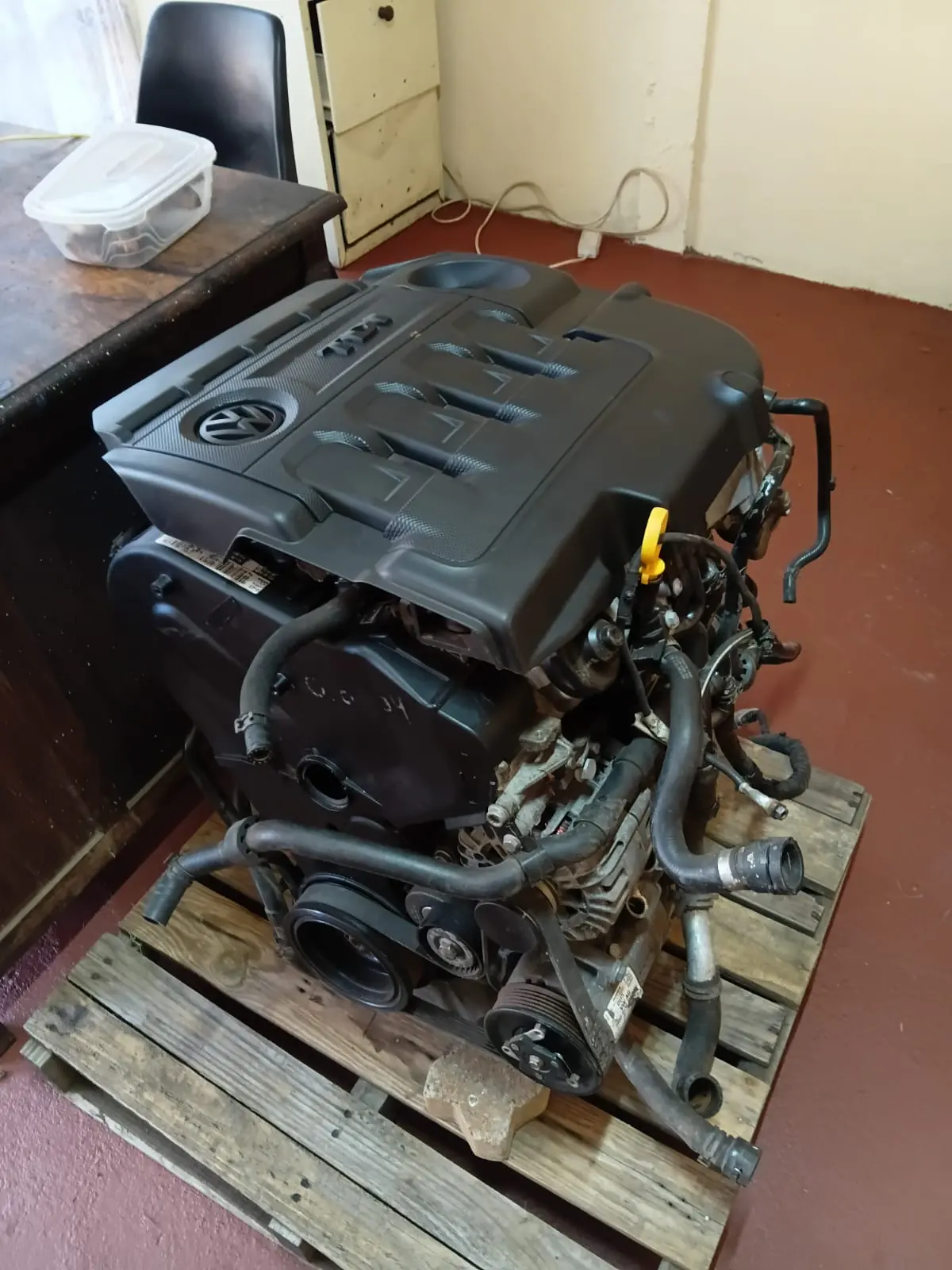 Used VW Polo TSI petrol engine in stock at VV&B Spares, Pretoria