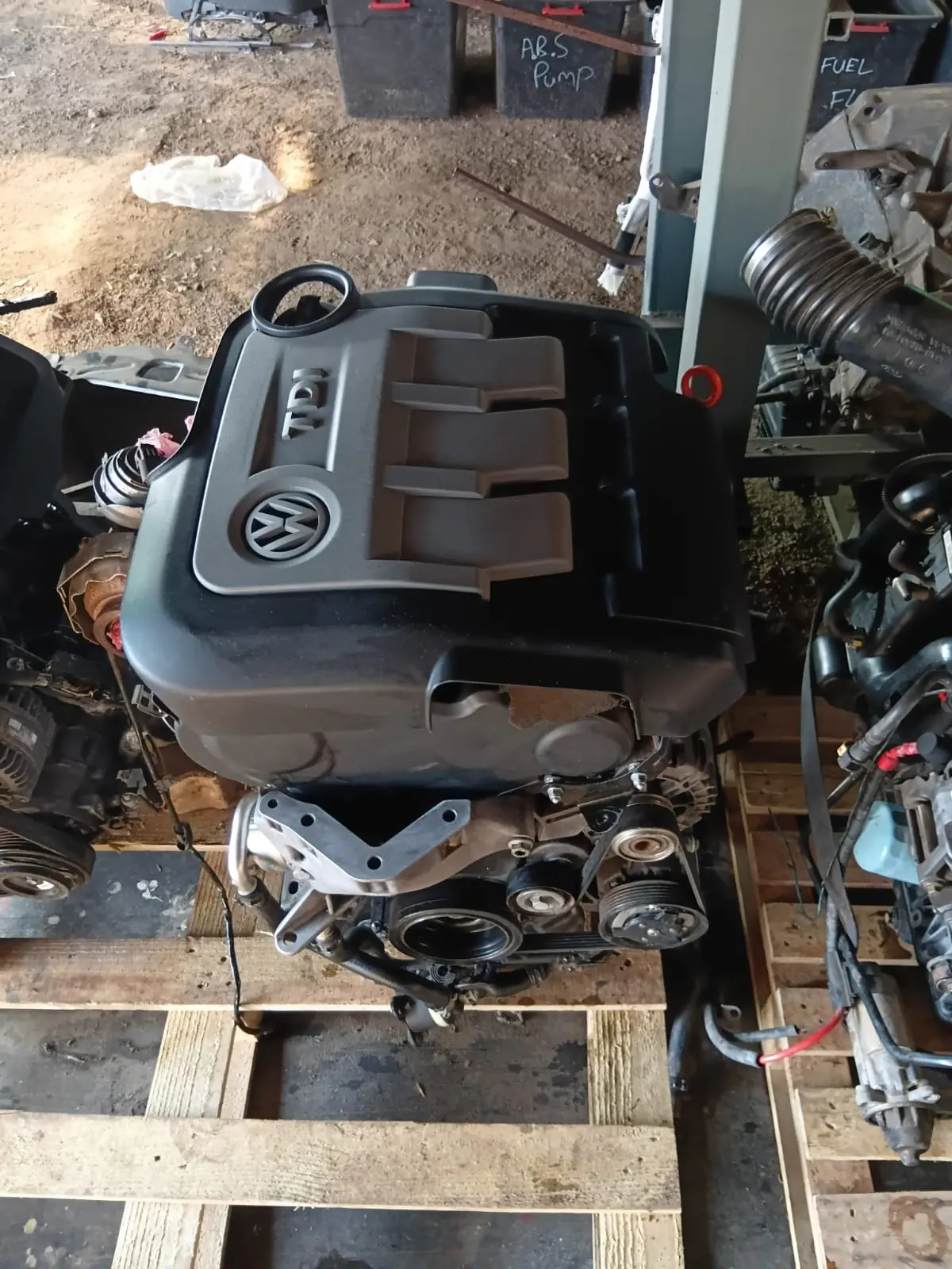 Used Volkswagen TDI diesel engine for sale at VV&B Spares, Pretoria
