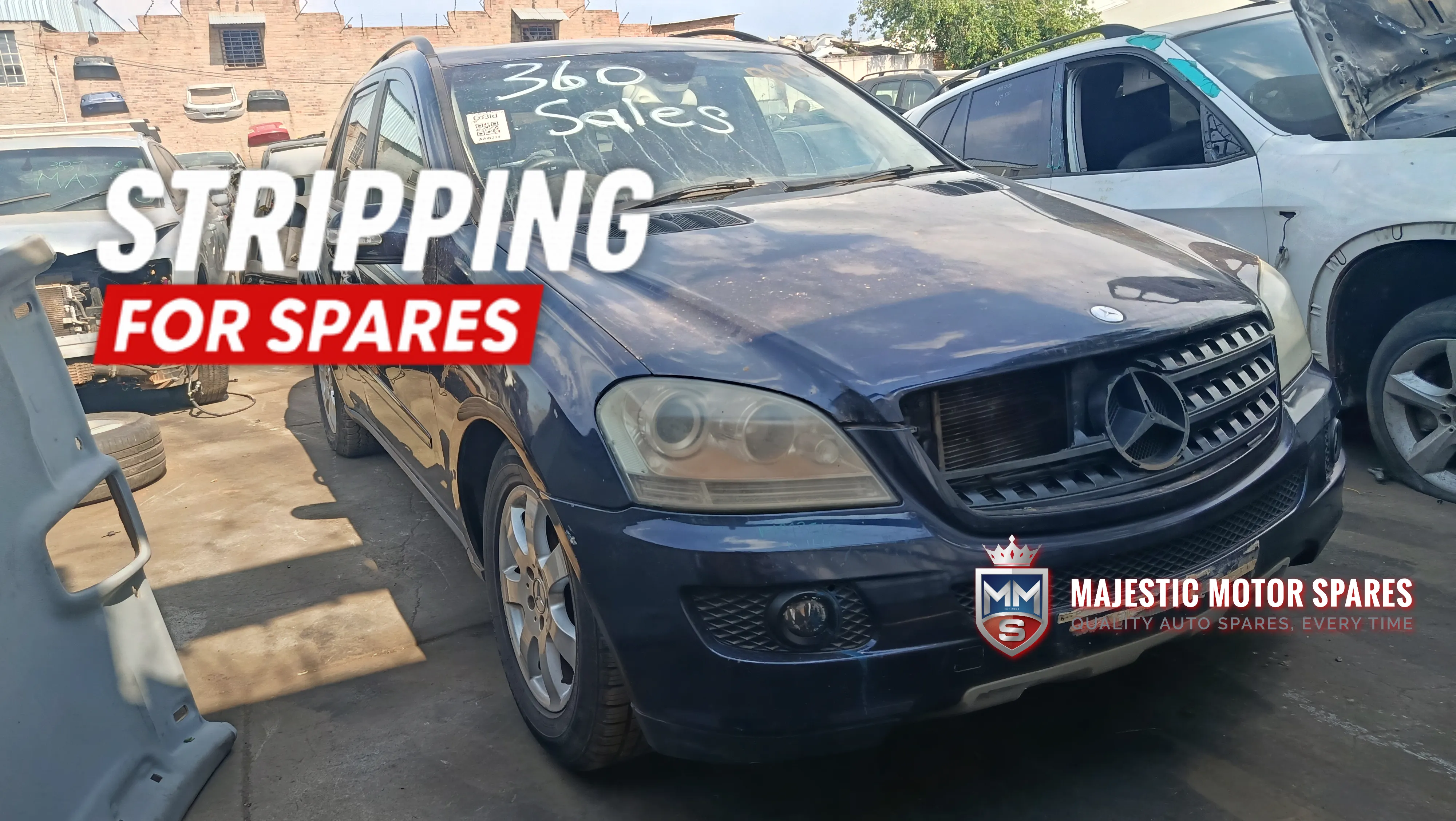 2005 Mercedes-Benz ML M272 Stripping For Spares