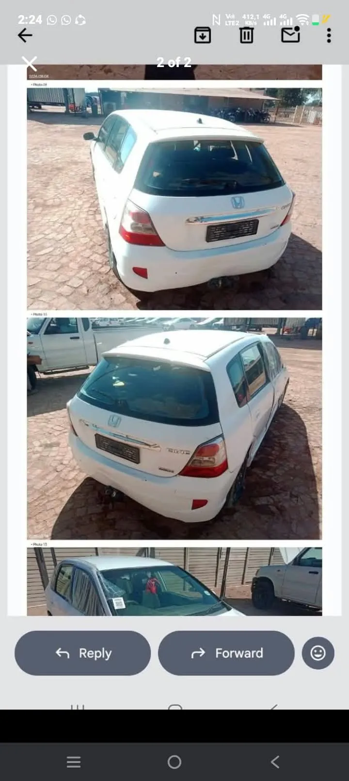 2006 Honda Civic N22A view 3