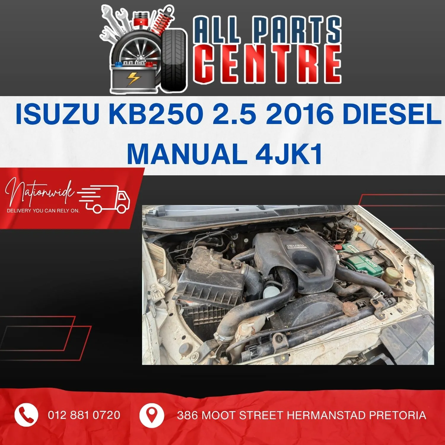 2016 Isuzu KB 4JK1 view 5