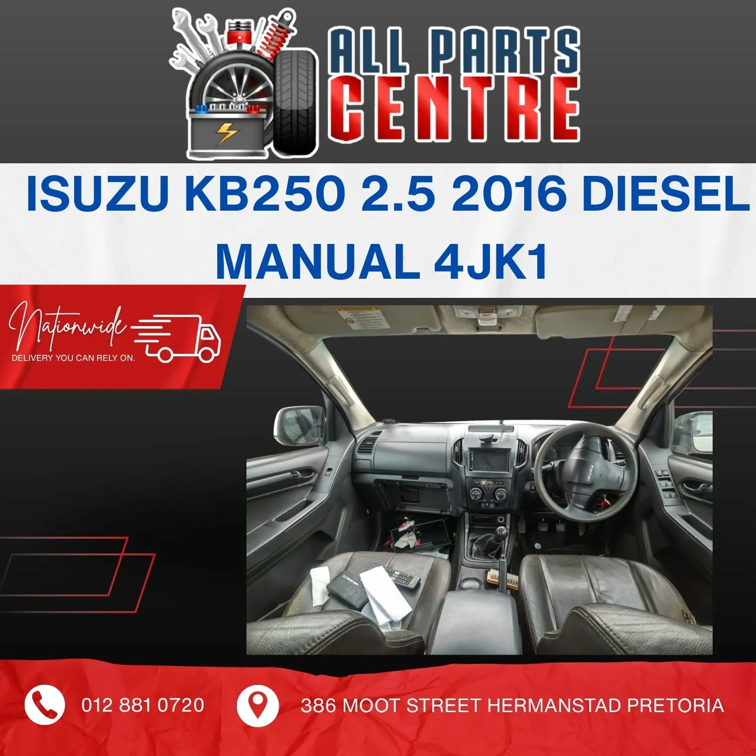 2016 Isuzu KB 4JK1 view 4