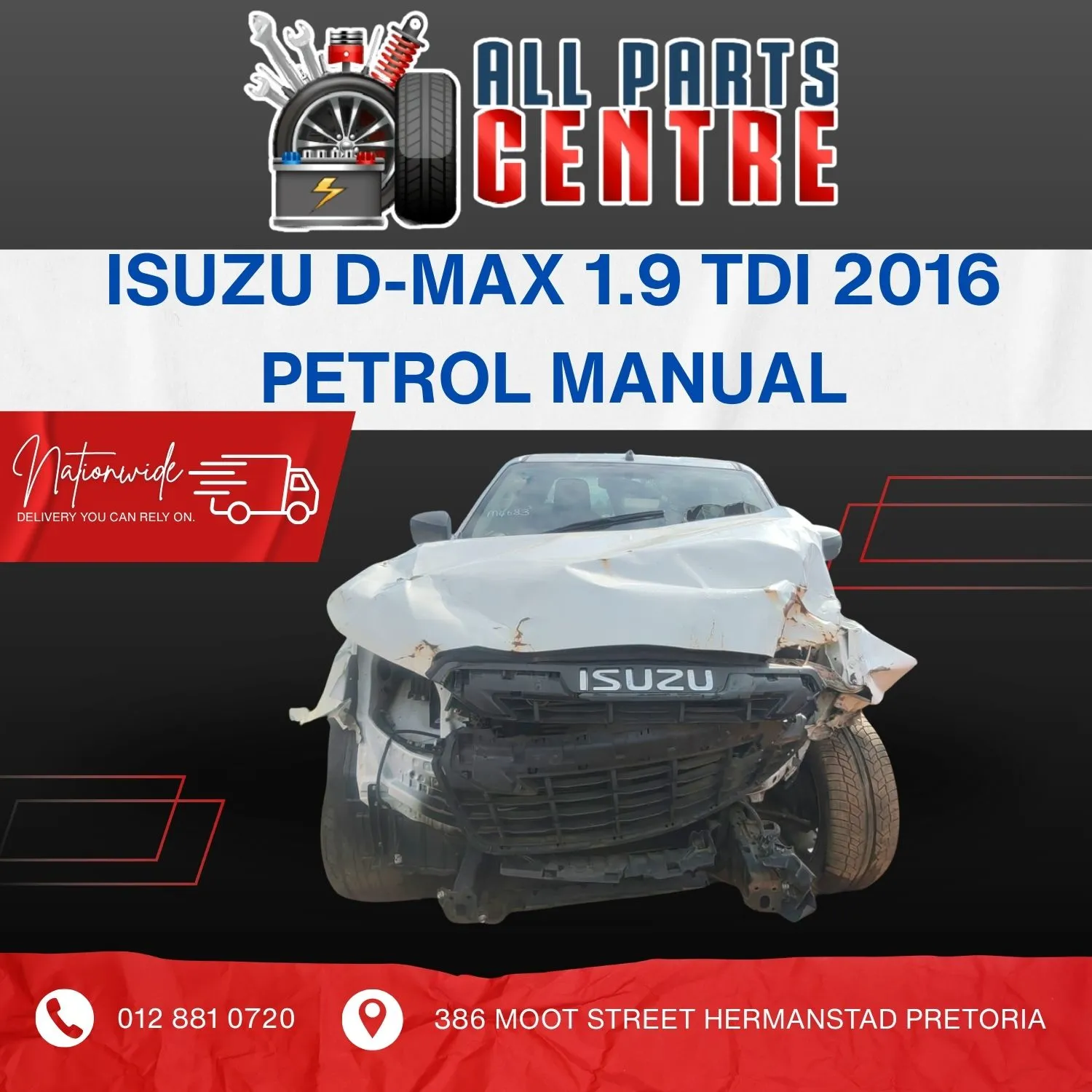 2016 Isuzu D-Max 1.9 TDI view 3