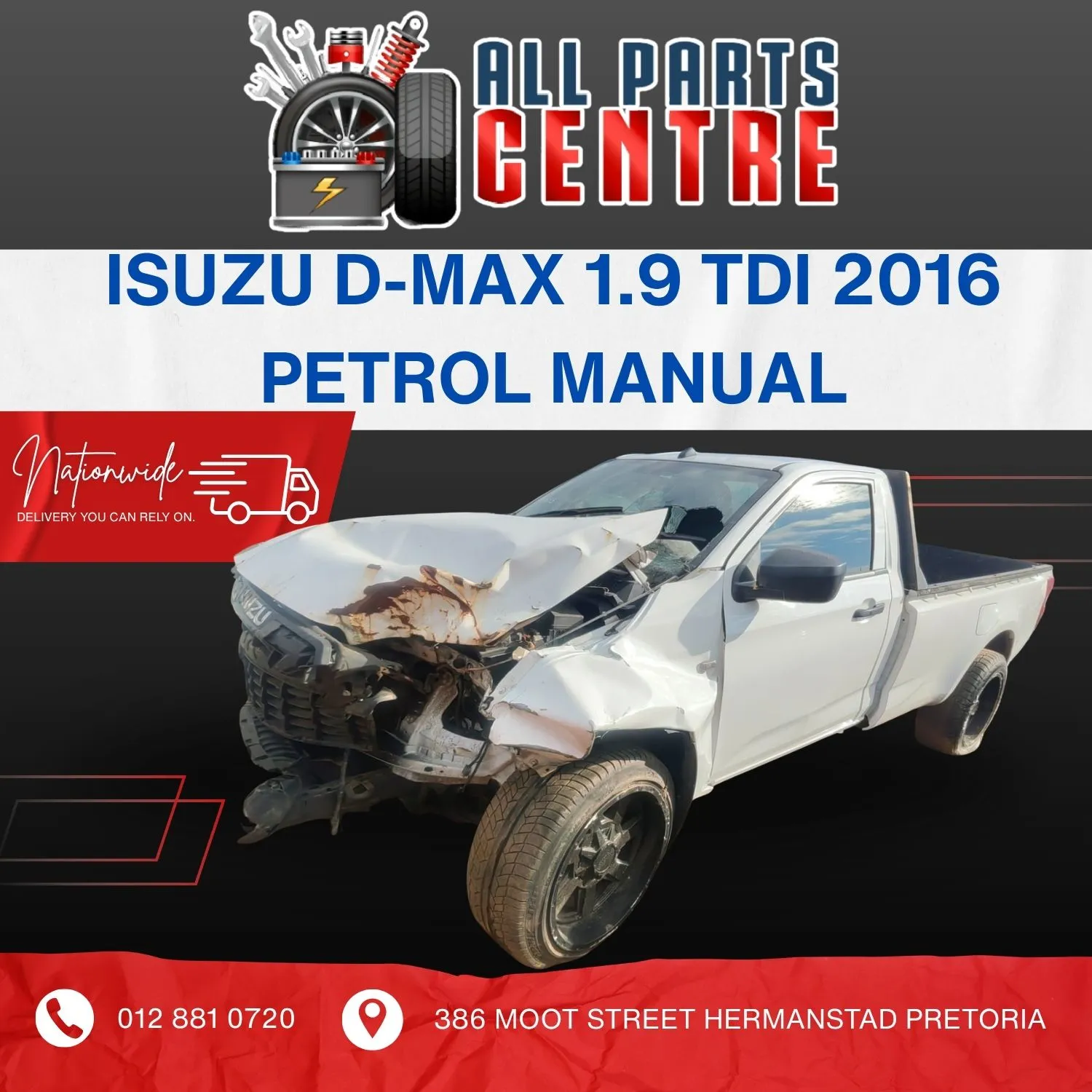 2016 Isuzu D-Max 1.9 TDI view 2