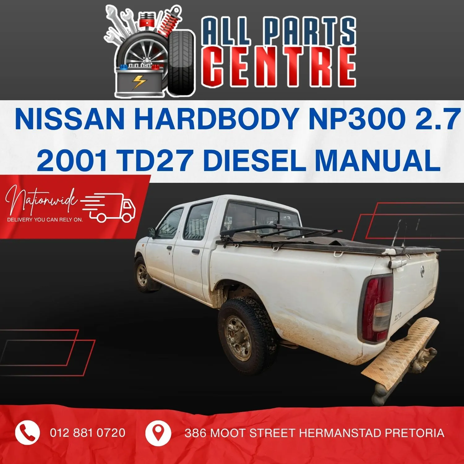 2001 Nissan Hardbody TD27 view 3