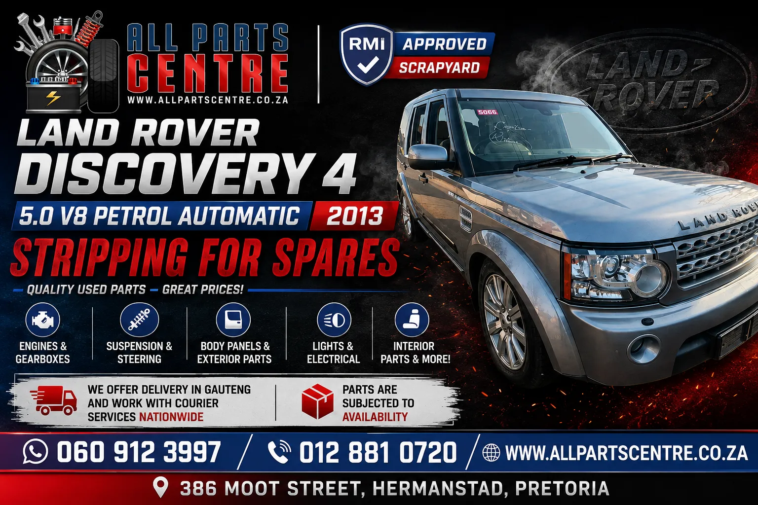 2013 Land Rover Discovery 4 5.0 view 2