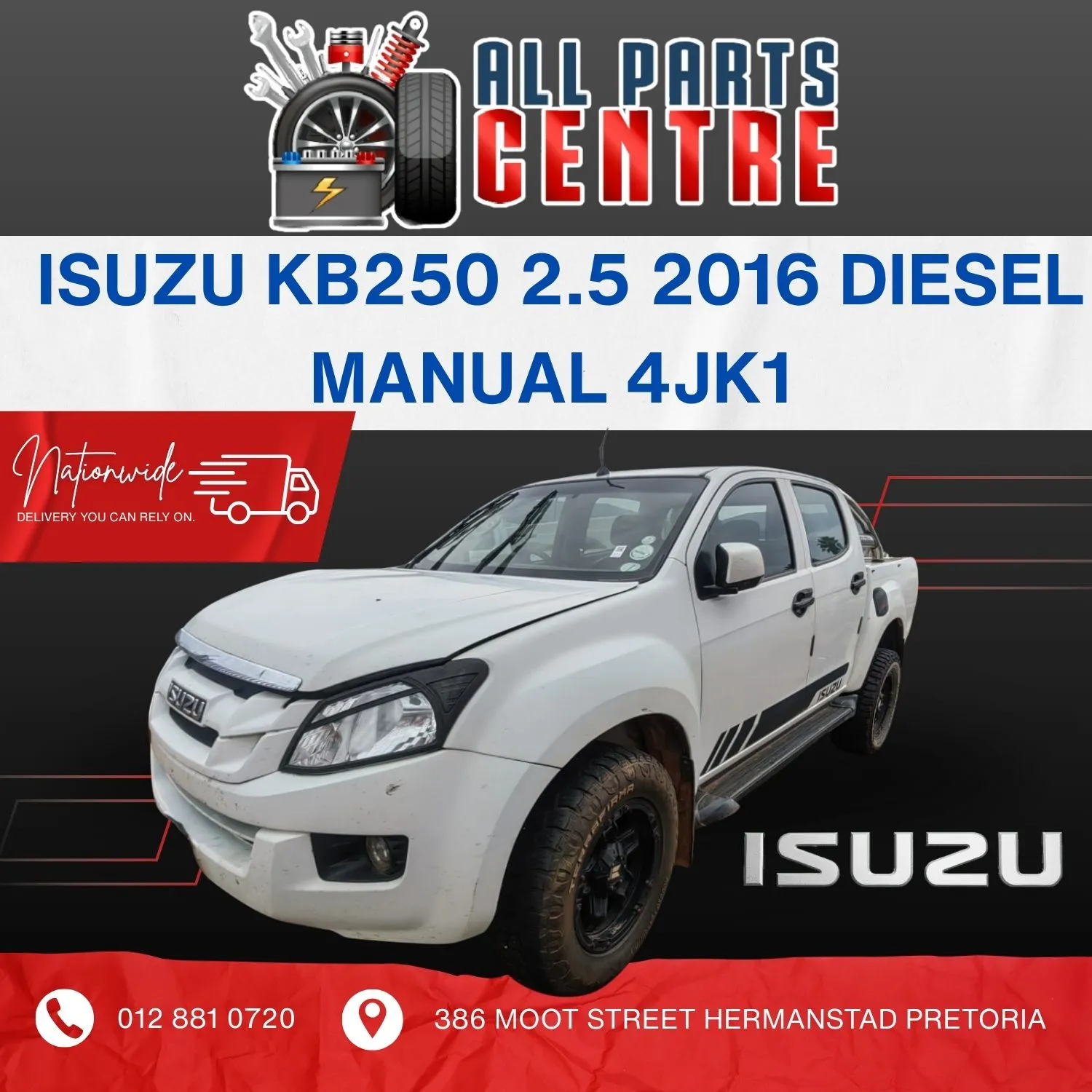 2016 Isuzu KB 4JK1 view 6