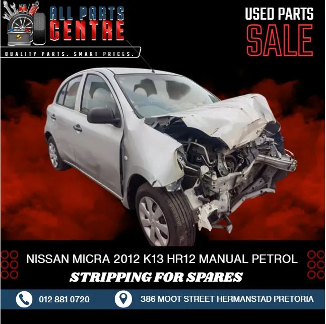 2012 Nissan Micra HR12 view 3