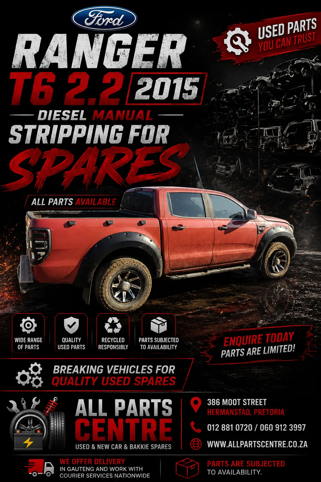 2015 Ford Ranger 2.2 view 2