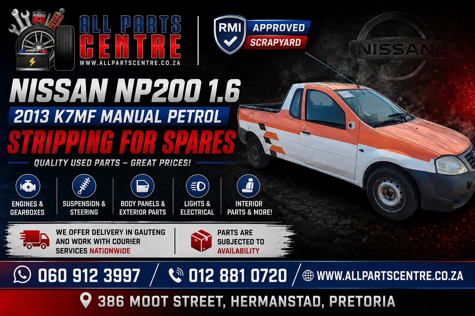2013 Nissan NP200 1.6 view 2
